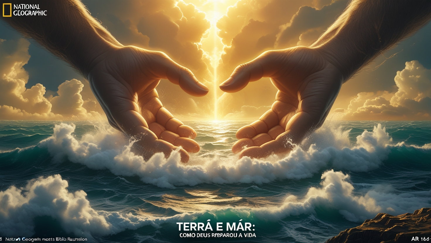 TERRA E MAR: COMO DEUS PREPAROU O CENÁRIO DA VIDA